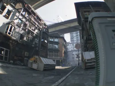 Photoreal Urban City Street Scene and Assets Bundle 3D model