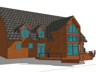 Creative Design-Holiday Cabin-073 3D model