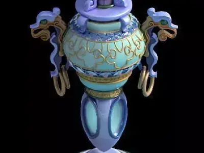 Game Model - Jade Lights 3D model