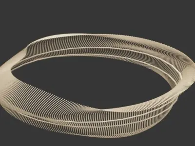 Parametric Facade  3D model