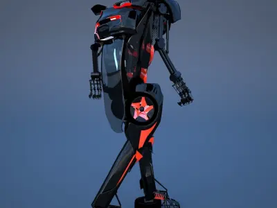 Robot sci-fi 3D model