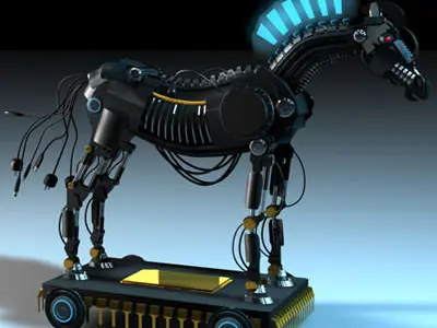 Trojan horse 3D model