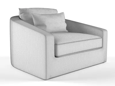 Harbour Outdoor - Barcelona Armchair 3D model