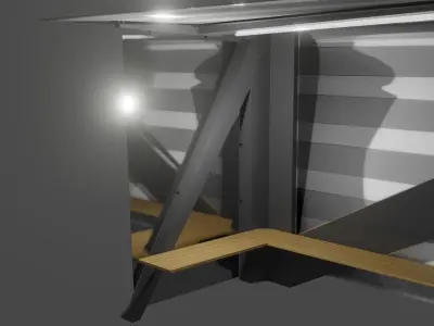 Bus Stop - Ponto de Onibus 3D model