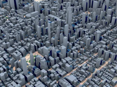 New York City USA 3D model