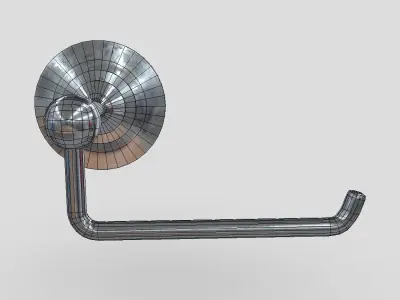 CC0 - Toilet Roll Holder 3 Free low-poly 3D model