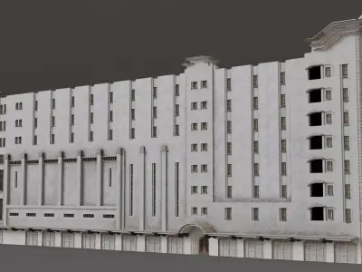Edificio Ermita CDMX 3D model