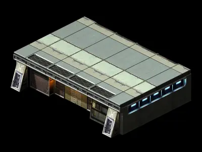 Heterogeneous-architectural-urban housing 3D model