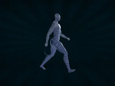 AVTR-003 Avatar Walking Animation 3D model