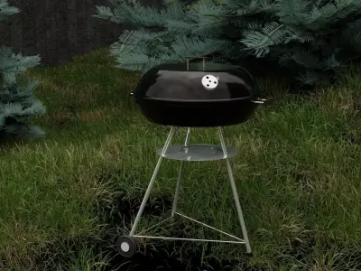 BBQ Grill 3D model 3D model