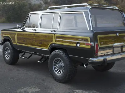  Jeep Grand Wagoneer SUV 1980s Black 