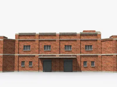 Factory xx4 Low-poly 3D model