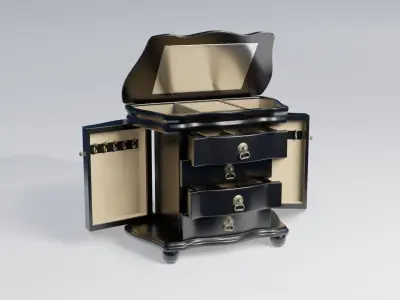 HandMade Jewelry Box  Free 3D model