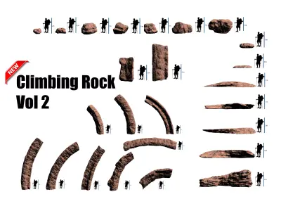 Climbing Rock Vol 2 3D model