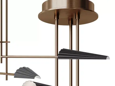 Bion Pendant Light 3D model