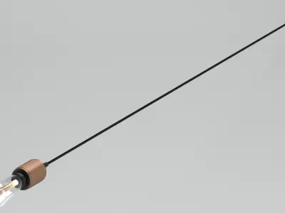 HEAVY METAL Pendant light 3D model