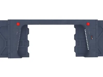 Scarif Blast Door Large 1-12 scale Blackseries 3D print model