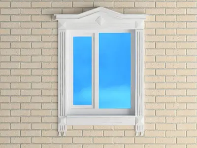 jamb on the window 3D model