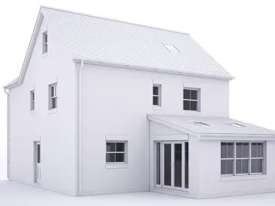 British House Theale C 3D model