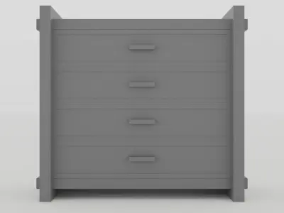 Klasika Series Dresser 3D model