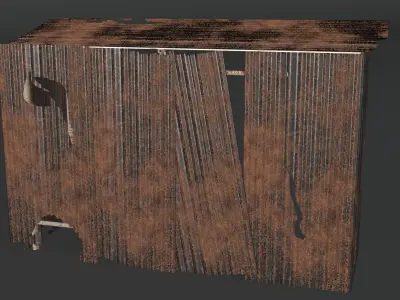 passenger cabin stall 3d model 3D model