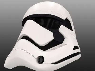 Stormtrooper Helmet Star Wars First Order 3D model
