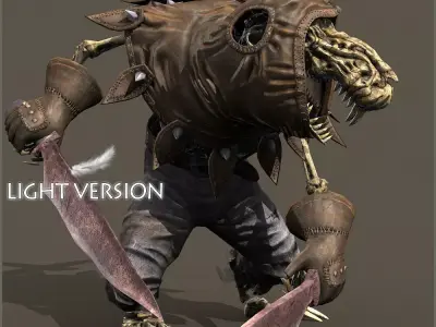 Ratkin Rogue Light Version Low-poly 3D model