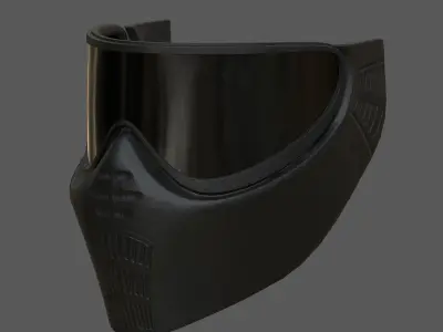 Mask helmet scifi futuristic military combat  Low-poly 3D model purchase