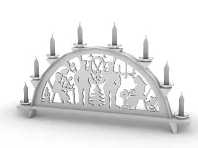 flying buttress SCHWIBBOGEN    3D model