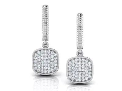 Floral Style Earring 3D print model