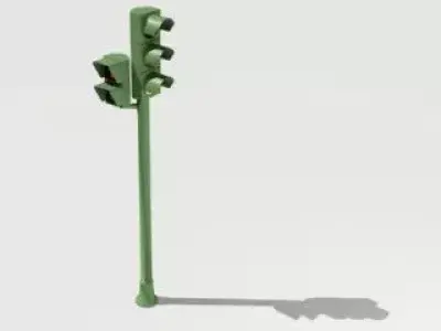 Traffic Lights  Free 3D model