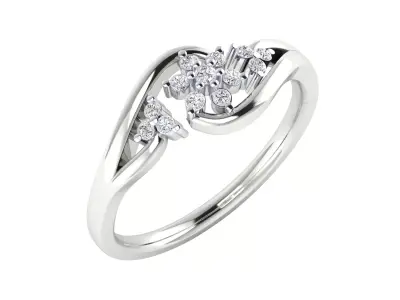  Women Ring Render 3dm STL MTL SLC JCD OBJ FBX Details 3D print model 35