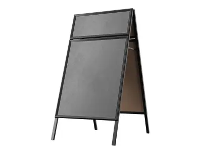 Menu Chalk 02v 3D model