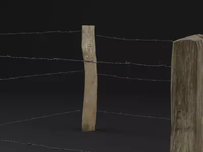Fence Post 3D model