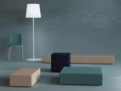 Arch ottomans 3D model