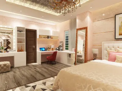 RESIDENCE BED ROOM 3D model