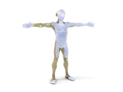 Alien Character Pose model pack Low-poly 3D model