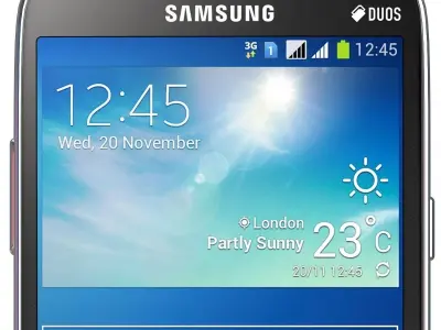 Samsung Galaxy grand 2 Black 3D model