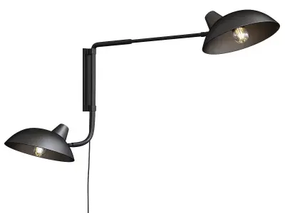 BRENDLE PIN UP DOUBLE SCONCE Low-poly 3D model