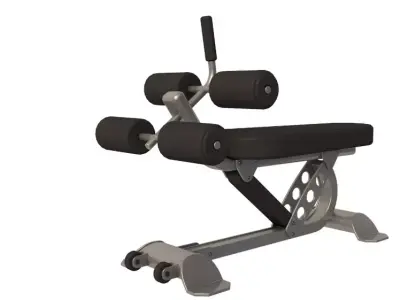 Adjustable Ab Bench Hoist 3D model