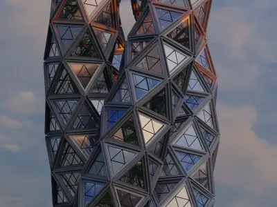 Future building 05 3D model
