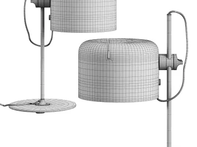Oluce Coupe Table Lamp 3D model