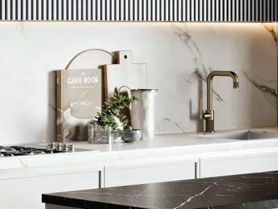 Kitchen 02 3D model buy