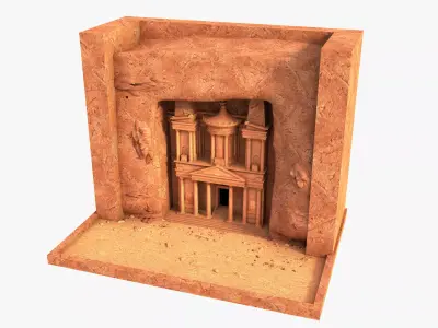 Petra 3D model