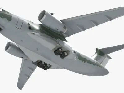  Embraer Millennium C 390 Military Aircraft Camo Simplified 