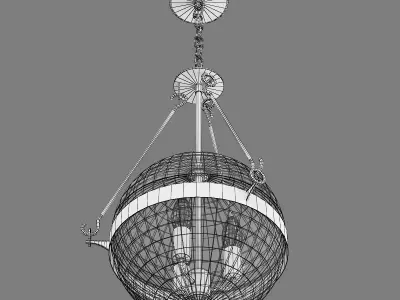 816034 Modena Lightstar chandelier 3D model
