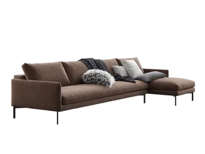 Band Corner Sofa M245H89 3D model