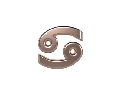 Cancer v2 007 Low-poly 3D model