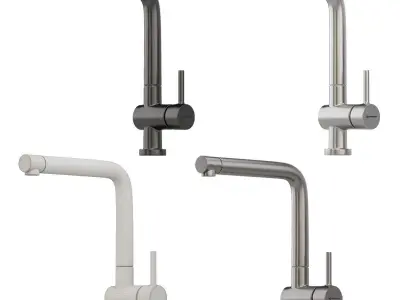 Faucet Omoikiri set 01 3D model