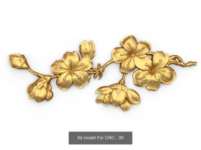 Collection onlay molding1- 8 Piece  3D Model Pack
